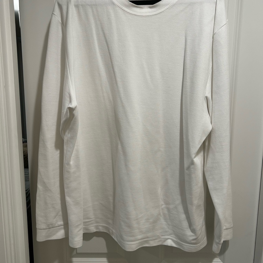 lululemon athletica Classic White Long Sleeve Tee